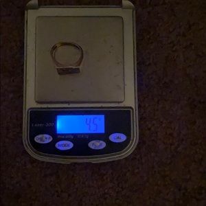 10k real gold ring w one si diamond cut style